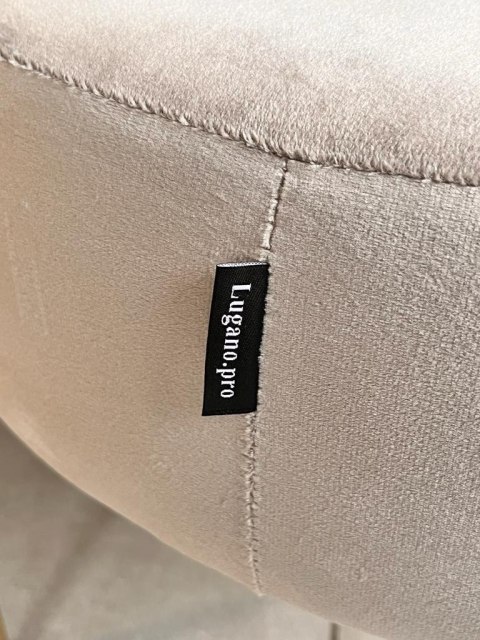 PUFA siedzisko Lugano CANNA GREY VELVET 60 Lugano