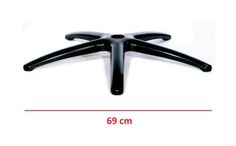 Podstawa fotela obrotowego XL metalowa 69 cm Lugano Podstawa fotela obrotowego XL metalowa 69 cm Lugano