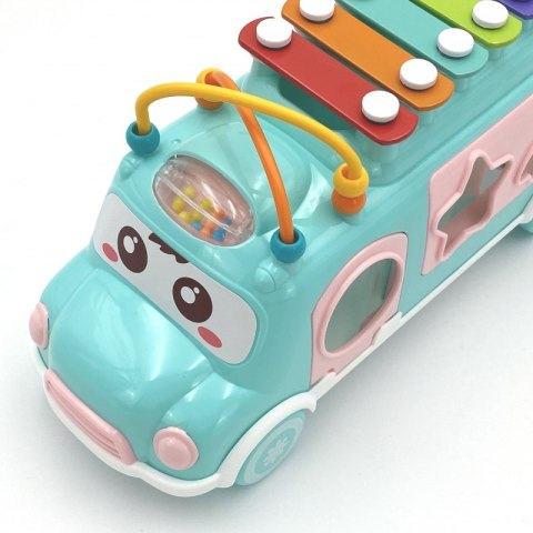 WOOPIE BABY Samochodzik Muzyczny Sorter z Cymbałkami Zielony Woopie