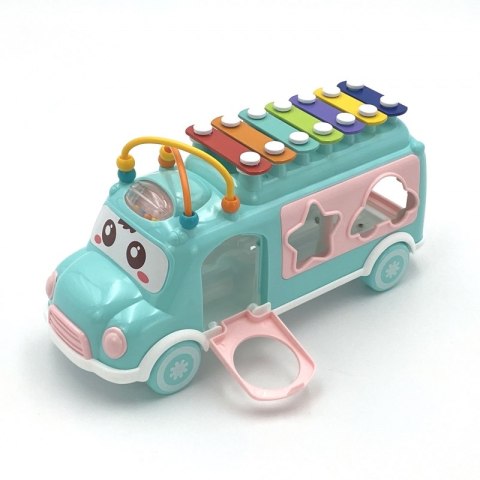 WOOPIE BABY Samochodzik Muzyczny Sorter z Cymbałkami Zielony Woopie