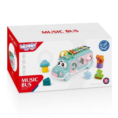 WOOPIE BABY Samochodzik Muzyczny Sorter z Cymbałkami Zielony Woopie