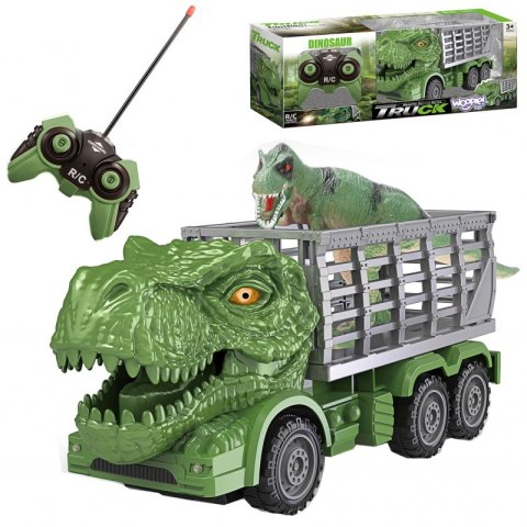 WOOPIE Samochód Zdalnie Sterowany RC Dinozaur Zielony + Figurka Woopie WOOPIE Samochód Zdalnie Sterowany RC Dinozaur Zielony + Figurka Woopie