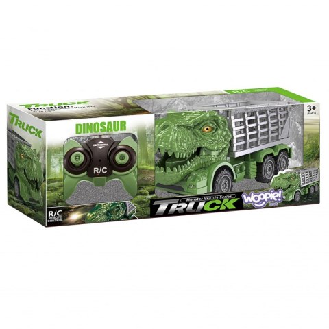 WOOPIE Samochód Zdalnie Sterowany RC Dinozaur Zielony + Figurka Woopie WOOPIE Samochód Zdalnie Sterowany RC Dinozaur Zielony + Figurka Woopie