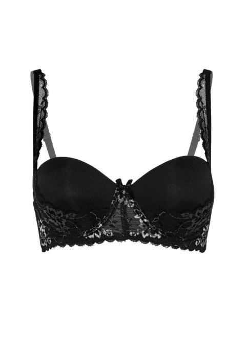 Balconette push-up lace bra Black Daring Intimates Balconette push-up lace bra Black Daring Intimates