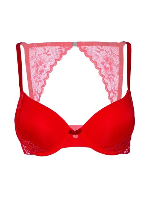 Push-up bra w/ lace racerback Red Daring Intimates Push-up bra w/ lace racerback Red Daring Intimates