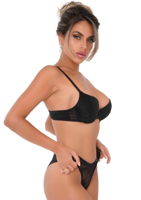 Crotchless Hiphugger Black Daring Intimates
