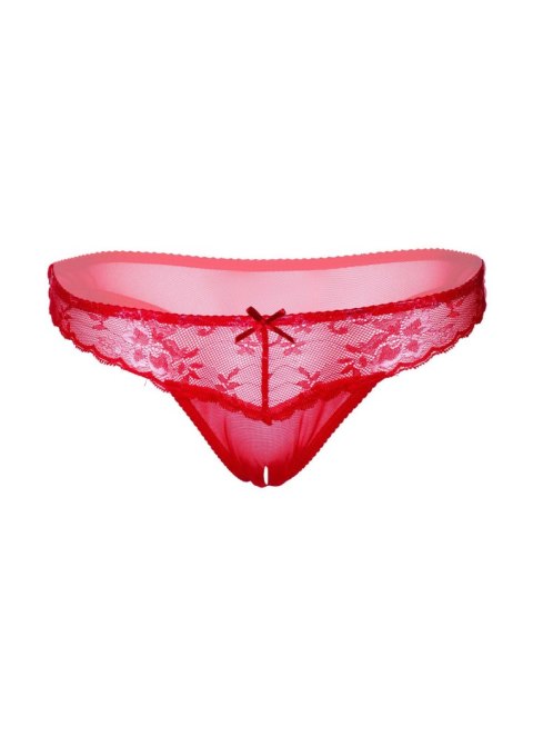 Crotchless floral lace string Red Daring Intimates Crotchless floral lace string Red Daring Intimates