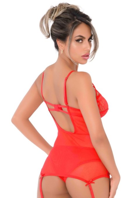 Lace Cami Corset with string Red Daring Intimates Lace Cami Corset with string Red Daring Intimates