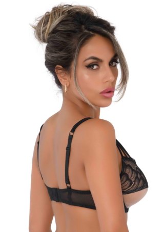 Unlined bra w faux underbust Black Daring Intimates
