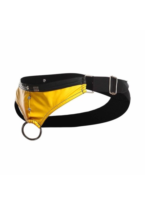 DNGEON Cockring Jockstrap Yellow MOB Eroticwear