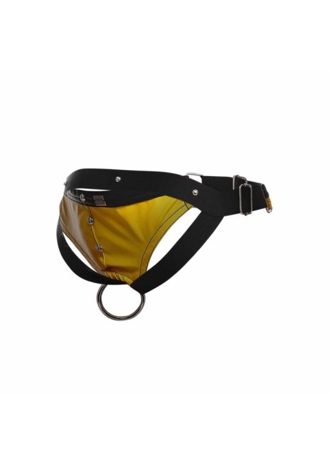 DNGEON Cockring Jockstrap Yellow MOB Eroticwear