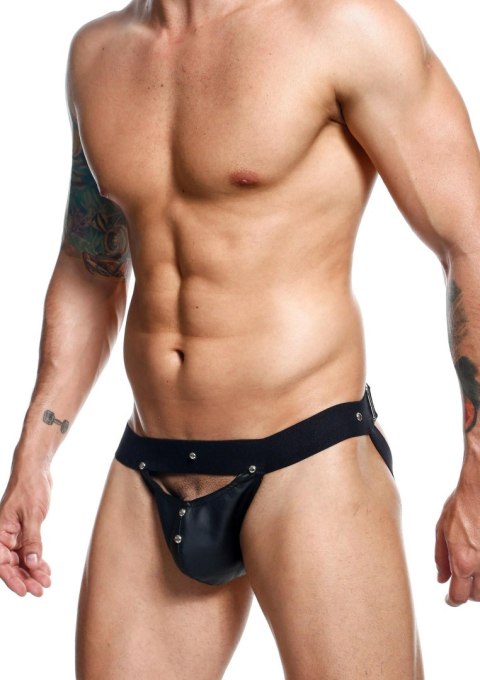 DNGEON Peakaboo Jock Black MOB Eroticwear