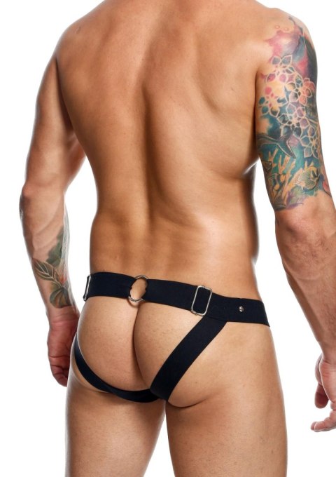 DNGEON Peakaboo Jock Black MOB Eroticwear