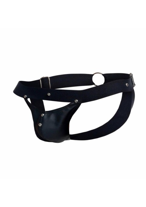 DNGEON Peakaboo Jock Black MOB Eroticwear
