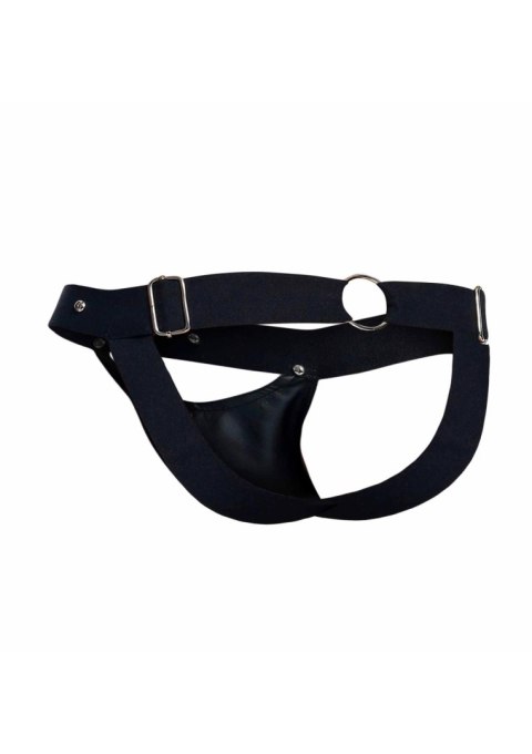 DNGEON Peakaboo Jock Black MOB Eroticwear