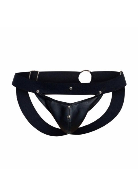 DNGEON Peakaboo Jock Black MOB Eroticwear