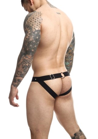 DNGEON Peakaboo Jock Grey MOB Eroticwear