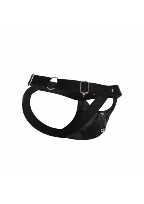 DNGEON Peakaboo Jock Grey MOB Eroticwear