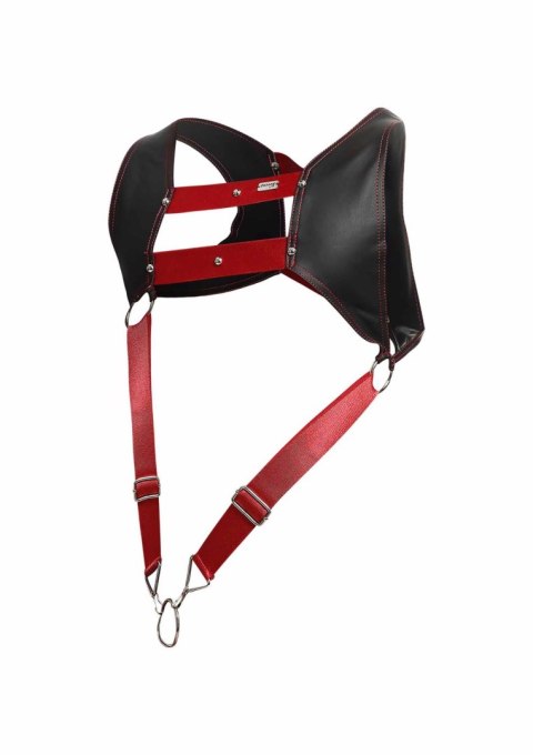 DNGEON Top Cockring Harness Red MOB Eroticwear DNGEON Top Cockring Harness Red MOB Eroticwear