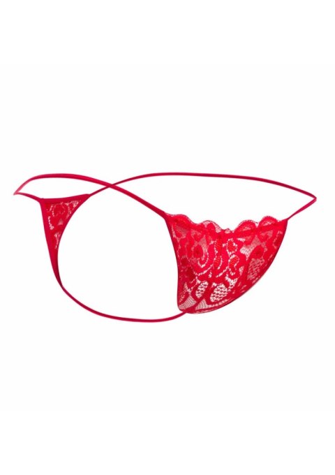 Lace Thong Red MOB Eroticwear Lace Thong Red MOB Eroticwear