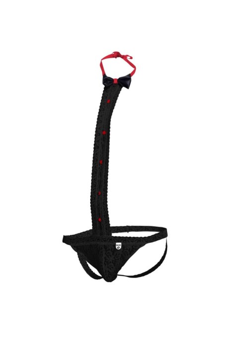 MOB Tuxedo Lace Thong Black MOB Eroticwear