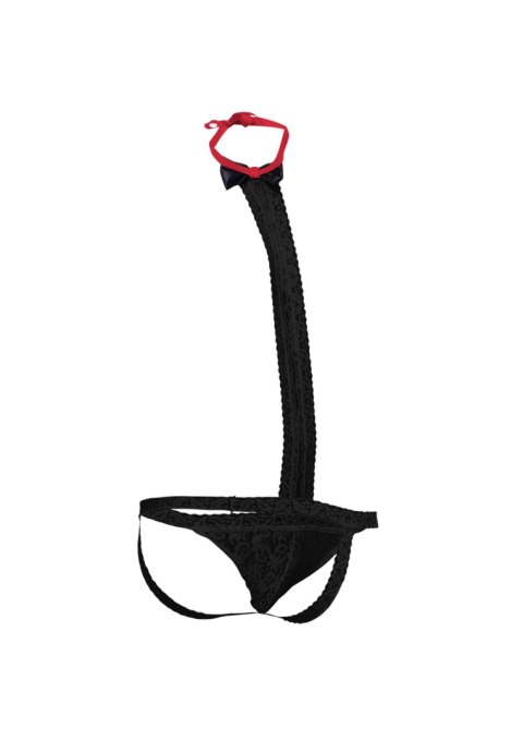 MOB Tuxedo Lace Thong Black MOB Eroticwear