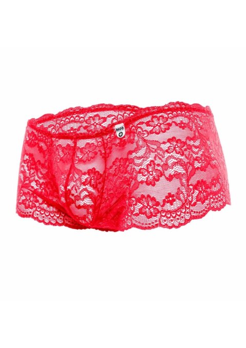 Rose Lace Boy Short Red MOB Eroticwear Rose Lace Boy Short Red MOB Eroticwear
