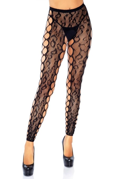 Footless Crotchless Tights Black Leg Avenue Footless Crotchless Tights Black Leg Avenue