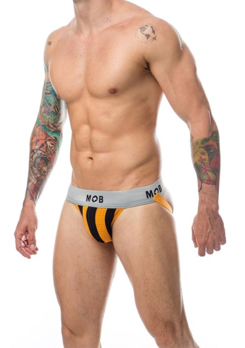 MOB Stripe Classic Jock Orange MOB Eroticwear MOB Stripe Classic Jock Orange MOB Eroticwear