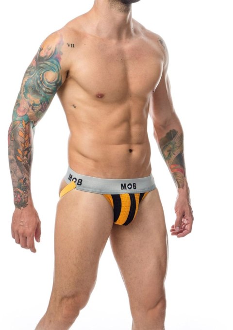 MOB Stripe Classic Jock Orange MOB Eroticwear MOB Stripe Classic Jock Orange MOB Eroticwear