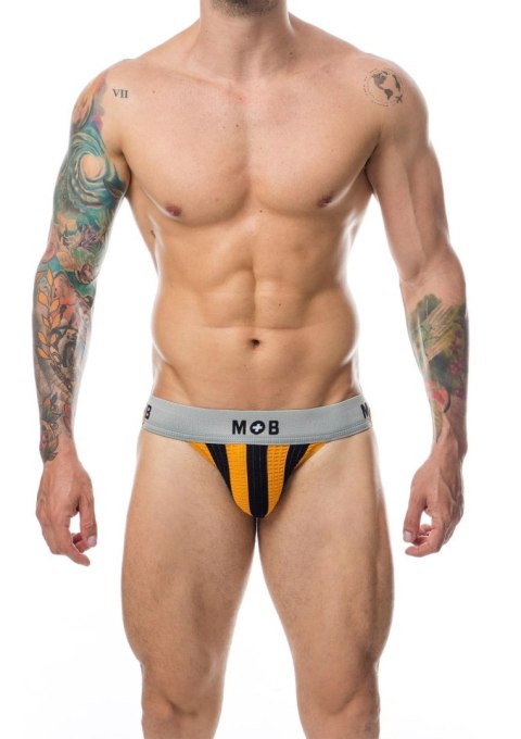 MOB Stripe Classic Jock Orange MOB Eroticwear MOB Stripe Classic Jock Orange MOB Eroticwear