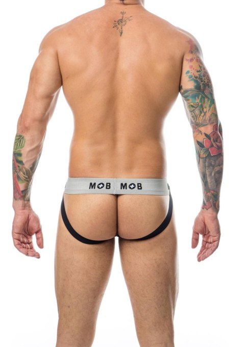 MOB Stripe Classic Jock White MOB Eroticwear MOB Stripe Classic Jock White MOB Eroticwear
