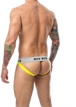 MOB Stripe Classic Jock Yellow MOB Eroticwear