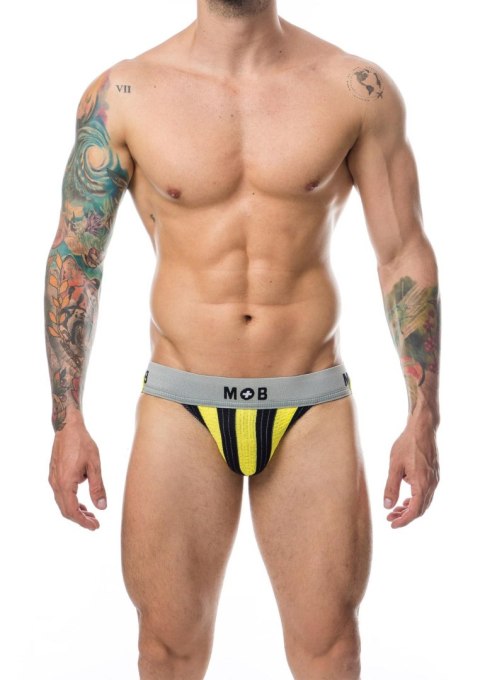 MOB Stripe Classic Jock Yellow MOB Eroticwear MOB Stripe Classic Jock Yellow MOB Eroticwear