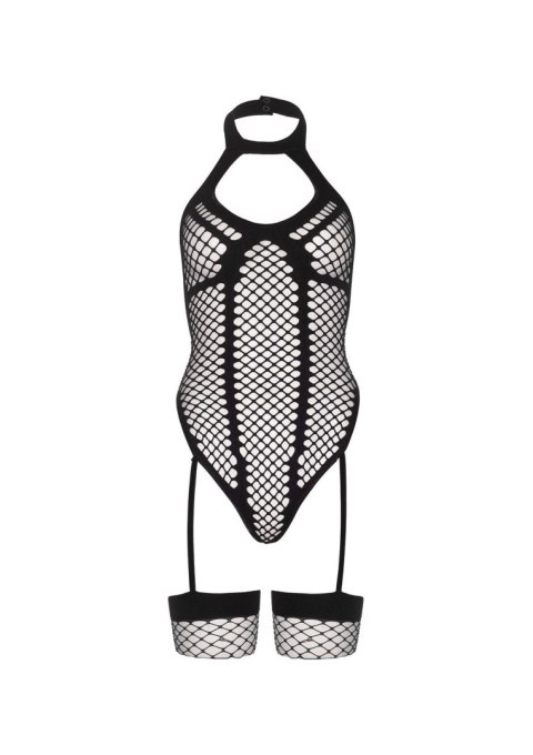 Net keyhole halter teddy Black Leg Avenue Net keyhole halter teddy Black Leg Avenue