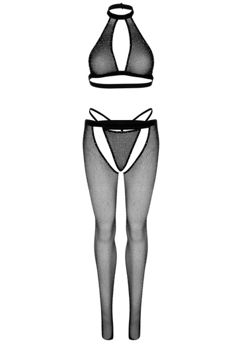 Fishnet top, g-string & tights Black Leg Avenue Fishnet top, g-string & tights Black Leg Avenue