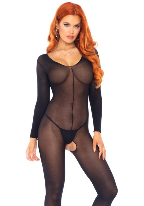 Long Sleeves Bodystocking Black Leg Avenue Long Sleeves Bodystocking Black Leg Avenue