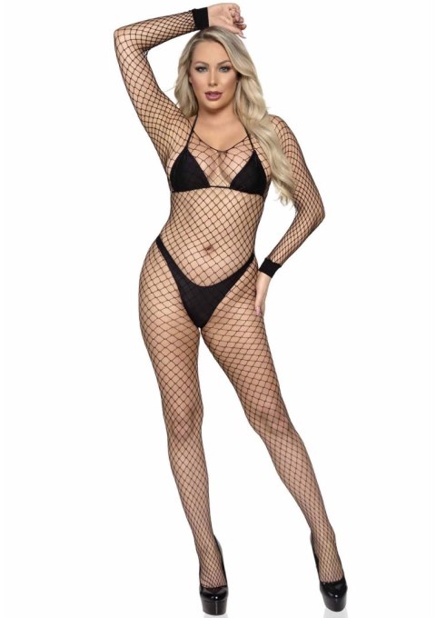 Long Sleeves Bodystocking Black Leg Avenue Long Sleeves Bodystocking Black Leg Avenue