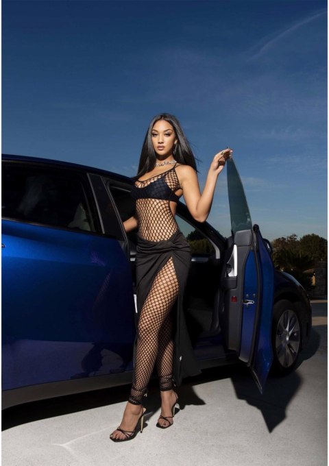 Low Back Bodystocking Black Leg Avenue Low Back Bodystocking Black Leg Avenue