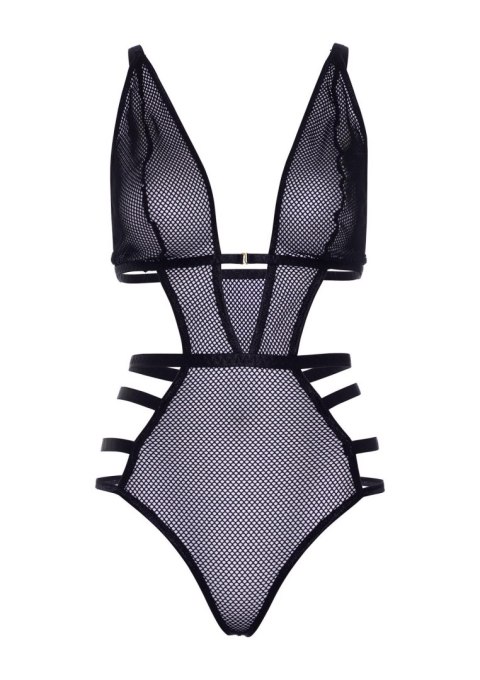 Net cut out g-string teddy Black Leg Avenue Net cut out g-string teddy Black Leg Avenue