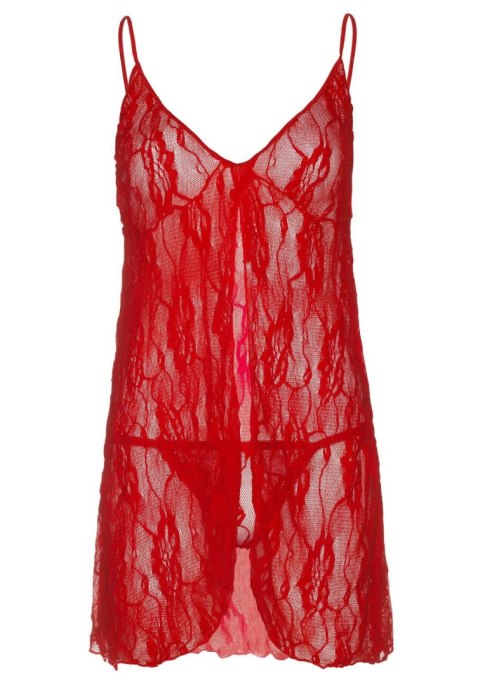 Romantic Babydoll & G-String Red Leg Avenue Romantic Babydoll & G-String Red Leg Avenue