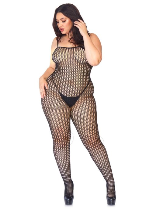 Seamless Crochet Bodystocking Black Leg Avenue Seamless Crochet Bodystocking Black Leg Avenue