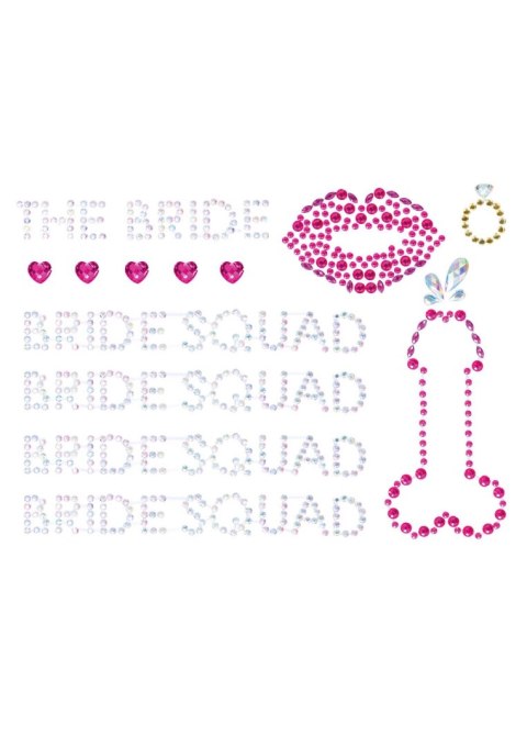 Bride Squad Bodyjewels Sticker Multicolor Leg Avenue Bride Squad Bodyjewels Sticker Multicolor Leg Avenue