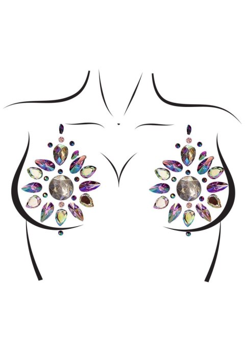 Cressida Nipple Jewels Sticker Multicolor Leg Avenue Cressida Nipple Jewels Sticker Multicolor Leg Avenue