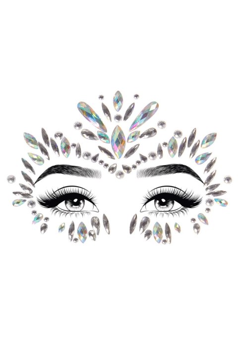 Iris face jewels sticker Transparent Leg Avenue Iris face jewels sticker Transparent Leg Avenue
