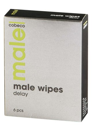 Male Wipes Delay 6X 25ml Transparent Cobeco