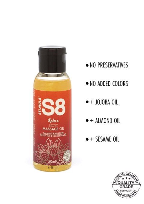 S8 Massage Oil Box 3x 50ml Multi flavour Stimul8 S8 S8 Massage Oil Box 3x 50ml Multi flavour Stimul8 S8