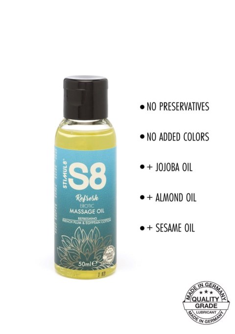 S8 Massage Oil Box 3x 50ml Multi flavour Stimul8 S8 S8 Massage Oil Box 3x 50ml Multi flavour Stimul8 S8