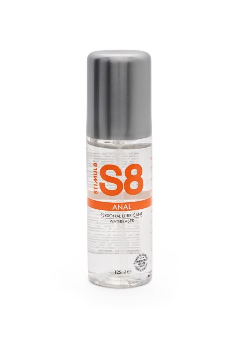 S8 WB Anal Lube 125ml Natural Stimul8 S8 S8 WB Anal Lube 125ml Natural Stimul8 S8
