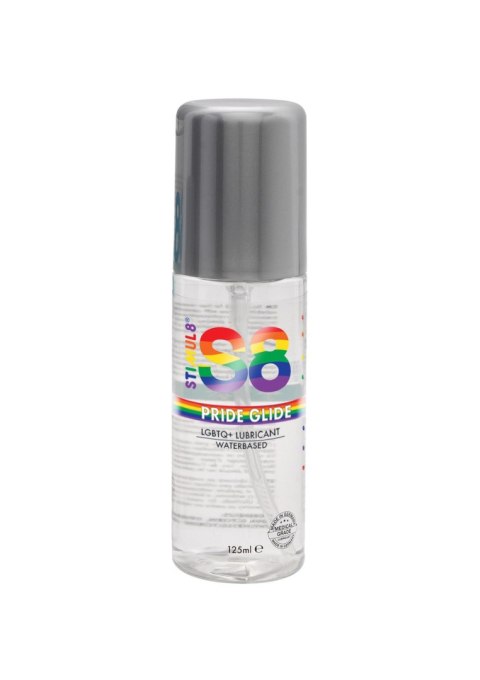 S8 WB Pride Glide Lube 125ml Natural Stimul8 S8 S8 WB Pride Glide Lube 125ml Natural Stimul8 S8